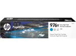 HP 976Y Cyan Extra High Yield Ink Cartridge, 13000 Pages.