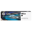 HP 981X Black High Yield Ink Cartridge, 11,000 Pages.