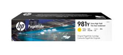 HP 981Y Yellow Extra High Yield Ink Cartridge, 16,000 Pages.