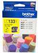 Brother LC133Y Yellow Ink Cartridge, 600 Pages.