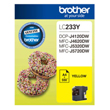 Brother LC233Y Yellow Ink Cartridge
