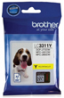 Brother LC3311Y Yellow Ink Cartridge, 200 Pages.