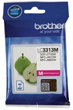 Brother LC3313M Magenta Ink Cartridge, 400 Pages.