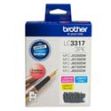 Brother LC3317 3PK Magenta, Cyan and Yellow Ink Cartridges – 3 Pack -  Prints 550 pages.