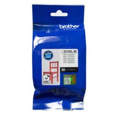 Brother LC3319XLBK Black High Yield Ink Cartridge - 3,000 Pages