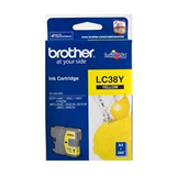 Brother LC38Y Yellow Ink Cartridge For DCP165C, DCP195C, MFC255CW, MFC290C, MFC295CN