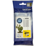 Brother LC436Y High Yield Yellow Ink Cartridge