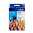 Brother LC73C Cyan Ink Cartridge, 600 Pages.