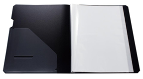 OSC Eco A4 Clear Book 20 Pockets/40 Pages Black