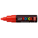 Uni Posca Marker 4.5-5.5mm Broad Bullet Tip Red PC7M