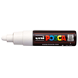 Uni Posca Marker 4.5-5.5mm Broad Bullet Tip White PC7M
