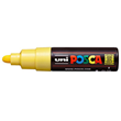 Uni Posca Marker 4.5-5.5mm Broad Bullet Tip Yellow PC7M
