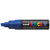 Uni Posca Marker 8.0mm Broad Chisel Tip Blue PC-8K
