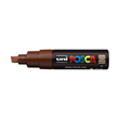 Uni Posca Marker 8.0mm Broad Chisel Tip Brown PC-8K