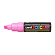 Uni Posca Marker 8.0mm Broad Chisel Tip Fluoro Pink PC-8K
