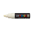 Uni Posca Marker 8.0mm Broad Chisel Tip Ivory PC-8K