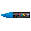 Uni Posca Marker 8.0mm Broad Chisel Tip Light Blue PC-8K