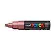 Uni Posca Marker 8.0mm Broad Chisel Tip Metallic Red PC-8K