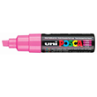 Uni Posca Marker 8.0mm Broad Chisel Tip Pink PC-8K