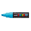Uni Posca Marker 8.0mm Broad Chisel Tip Turquoise PC-8K