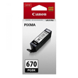 Canon PGI-670 Black Ink Cartridge, 300 Pages.