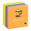 Post-it Notes 654 Rio 76x76mm 100 sheet per pad, Pack of 5
