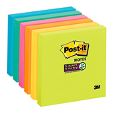 Post-it Super Sticky Notes 654-SSPK 76x76mm Assorted Pad