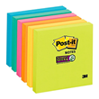 Post-it Super Sticky Notes 654-SSPK 76x76mm Assorted Pad