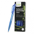 Ballpoint Retractable Pens Medium Blue Pack 10