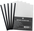 Report Cover Presentation Files Black A4 Pack of 5