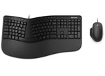 Microsoft Ergonomic Desktop Keyboard & Mouse - Wired USB - Black