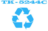 Remanufactured Kyocera TK5244C Cyan Laser Toner Cartridge - 3,000 Pages.