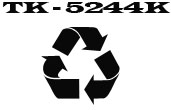 Remanufactured Kyocera TK5244K Black Laser Toner Cartridge - 4,000 Pages.