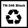 Remanufactured TN346BK Black High Yield Toner Cartridge - 4000 pages.