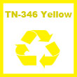 Remanufactured TN346Y Yellow High Yield Toner Cartridge - 3,500 pages.