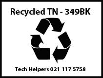 Recycled TN-349BK Black High Yield Toner Cartridge
