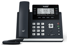 Yealink SIP-T43U IP Phone - Corded - Wall Mountable - Classic Gray - 12 x Total Line - VoIP - 2 x Network (RJ-45) - PoE Ports