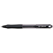 Uni Laknock 1.0mm Retractable Medium Black Ballpoint Pen SN-100