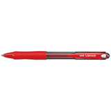 Uni Laknock 1.0mm Retractable Medium Red Ballpoint Pen SN-100