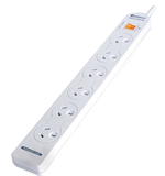 Sansai 6 Way / 6 Outlets Basic Powerboard with Master Switch & Overload Protection