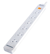 Sansai 6 Way / 6 Outlets Basic Powerboard with Master Switch & Overload Protection