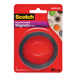 Scotch Repositionable Magnetic Tape 12.7mm x 1.22m Black