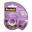 Scotch 3M Giftwrap Tape 19mm x 16.5m Clear on dispenser