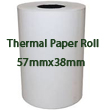 Eftpos Thermal Paper Rolls 57mm X 38mm 10 Pack