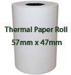 Eftpos Thermal Paper Roll 57mm X 47mm 50 Pack