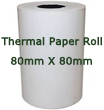 Eftpos Receipt Printer Thermal Paper Roll 80mm X 80mm 24 Pack
