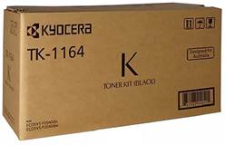 TK1164 Kyocera TK-1164 Black Laser Toner Cartridge Yield 7,200 Pages for Kyocera ECOSYS P2040dn & P2040dw Printers.