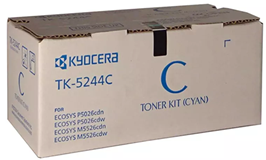 Kyocera TK5244C Cyan Laser Toner Cartridge - 3,000 Pages.