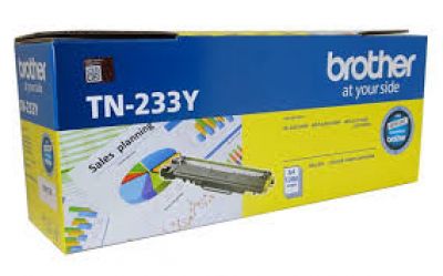 Brother TN233Y Yellow Toner Cartridge Up to 1,300 pages.