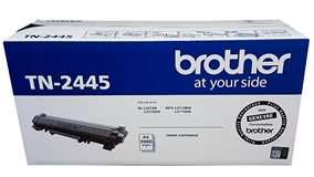 Brother TN2445 High Yield Black Toner Cartridge, 3,000 Pages.